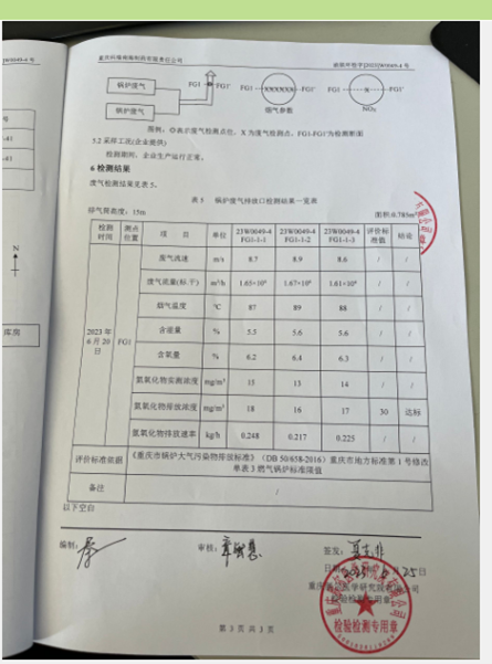 2023年6月锅炉氮氧化物检测报告(图5)