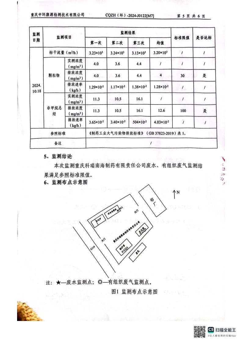 2024年11月锅炉、综合制剂、废水排口监测报告(图7)