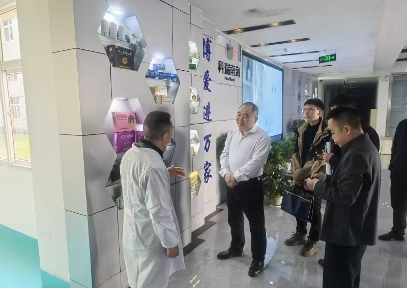 黔江区委副书记、区政府区长骆高燕一行莅临科瑞南海调研指导工作(图2)